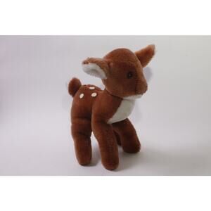 Kamar, Fawn, Deer, Plush, Brown with White Spots, Stuffed Animal, ~ 260129-WH 61